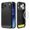 Чохол Spigen для iPhone 17 Pro, Rugged Armor MagFit, Matte Black