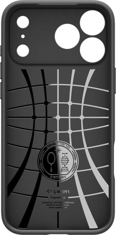 Чехол Spigen для iPhone 17 Pro Max, Liquid Air, Matte Black