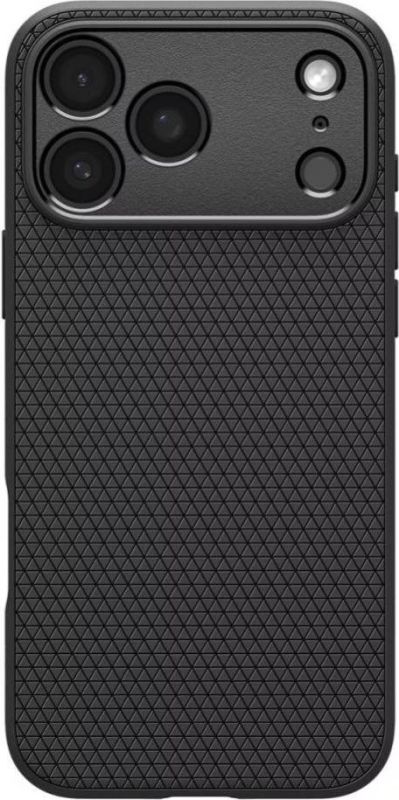 Чехол Spigen для iPhone 17 Pro Max, Liquid Air, Matte Black