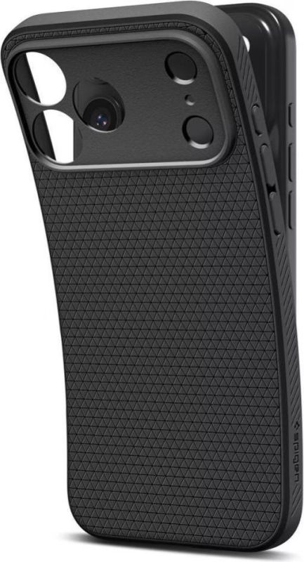 Чехол Spigen для iPhone 17 Pro Max, Liquid Air, Matte Black