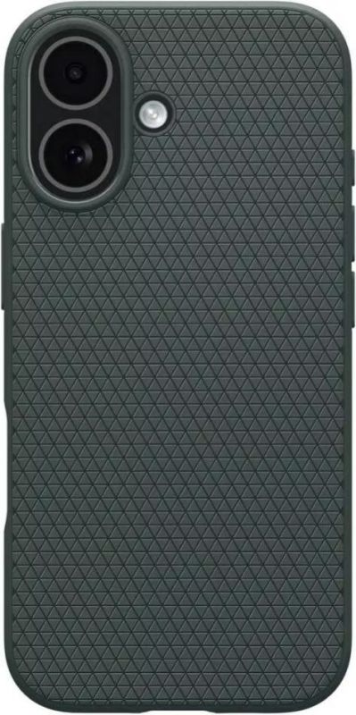 Чехол Spigen для iPhone 17, Liquid Air, Abyss Green