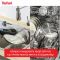 Скороварка Tefal Secure Trendy, 6л, с паровой корзинкой, нержавеющая сталь, пластик