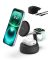 Зарядний пристрій бездротовий Belkin UltraCharge Pro 3-in-1 Magnetic Charging Dock 25Вт, Charcoal