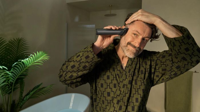 Тример Philips Series 9000, для обличчя, голови, тіла, акум., насадок-15, OneBlade в компл., сталь, сірий