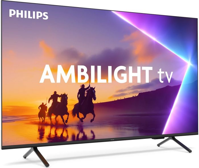 Телевізор 65" Philips QLED 4K 60Hz Smart Titan OS Black Ambilight