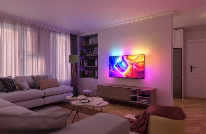 Телевизор 65" Philips QLED 4K 144Hz Smart Titan OS Black Ambilight