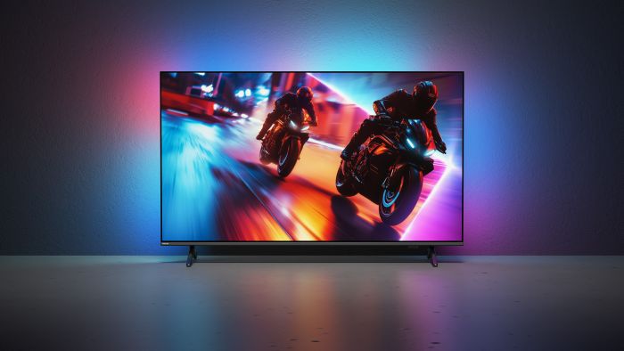 Телевізор 75" Philips MiniLED 4K 144Hz Smart Titan OS Black Ambilight