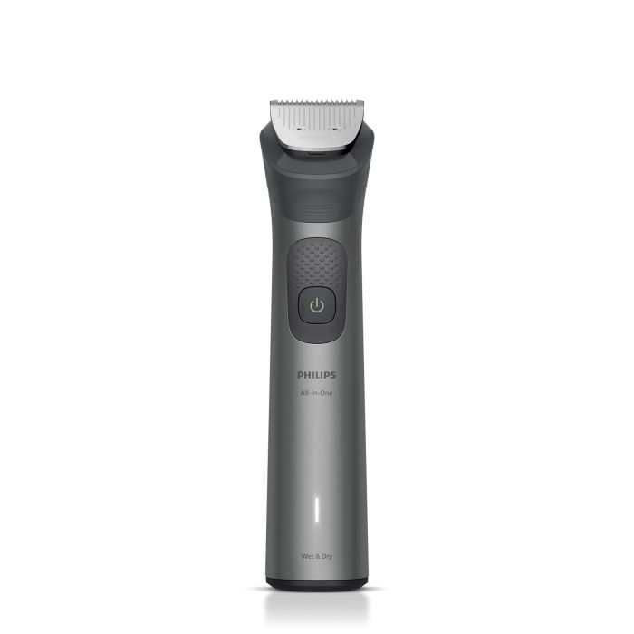 Тример Philips Series 7000, для бороди, голови та тіла, насадок-17, сталь, сірий