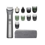 Тример Philips Series 5000, для бороди, голови та тіла, насадок-11, сталь, сірий