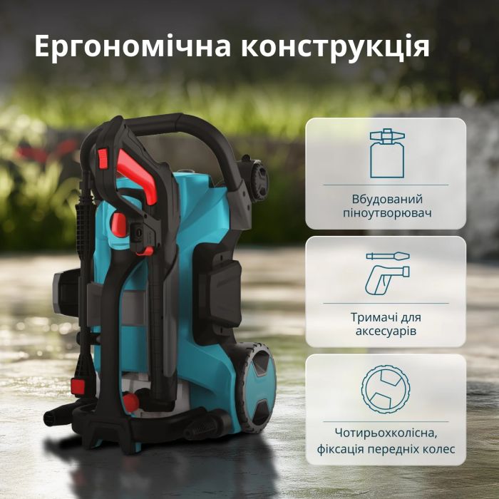 Мойка высокого давления Konner&Sohnen KS 1800-2200Вт 70-160бар 336л/час шланг 8м 10кг