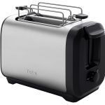 Тостер Tefal Subito 1100Вт, розморожування, щипці, нерж. сталь, чорний