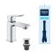 Змішувач для раковини Grohe QuickFix Dice ColdStart S-розміру, довж. виливу - 106мм, неповоротний, 1 важіль, хром