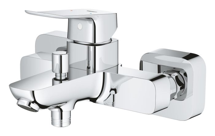 Смеситель для ванны Grohe QuickFix Dice дл. излива - 167мм, неповоротный, 1 рычаг, хром