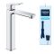 Смеситель для раковины Grohe QuickFix Dice XL-размера, дл. излива - 161мм, неповоротный, 1 рычаг, хром