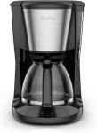 Кавоварка Tefal крапельна Subito 1.25л, мелена, чорно-сріблястий