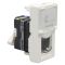 Розетка Legrand Mosaic, CAT 5e, RJ45, UTP, информационная, 1 модуль, белый