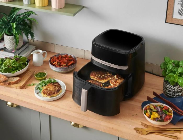 Мультипеч Russell Hobbs 1800Вт, чаша-8.3л, электронное управл., 9 авто. программ, пластик, чорний