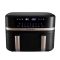 Мультипеч Russell Hobbs Satis Fry DualBaske 2800Вт, чаша-4.5/4.5л, электронное управл., 9 авто. программ, пластик, чорний