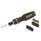 Отвертка DeWalt FULL FIT Telescoping, 10 насадок, рукоятка двухкомпонентная, 25-50мм, 10 бит, SL, PH, SQ