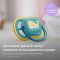 Пустышка Avent Ultra Air, 18+ мес., дизайн нейтральный, 2 шт.