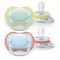 Пустушка  Avent  Ultra Air, 0-6 міс., 2 шт, дизайн для хлопчиків.