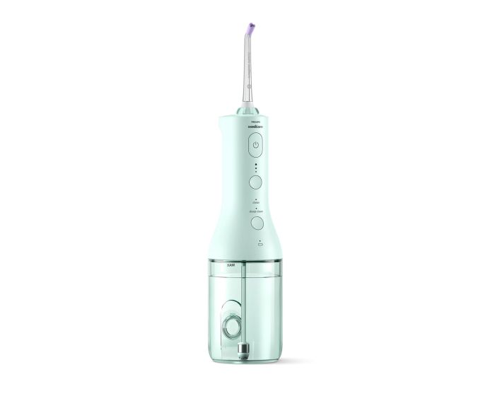 Іригатор Philips портативний Sonicare Cordless Power Flosser 3000, чохол, 2 насадки, м'ятний