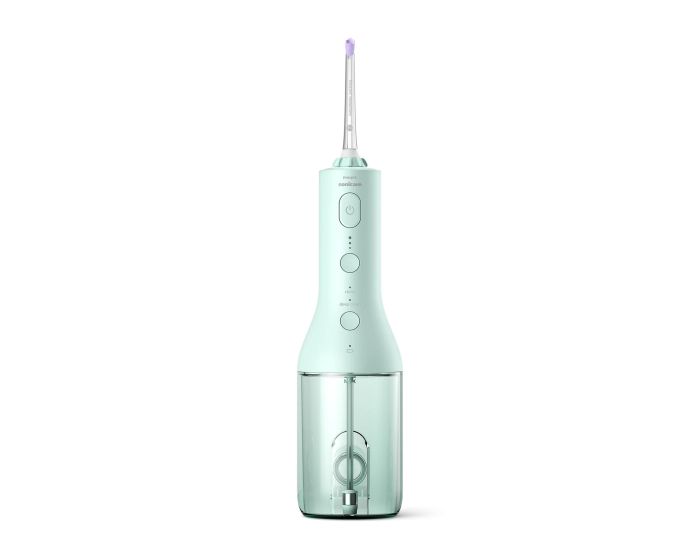 Іригатор Philips портативний Sonicare Cordless Power Flosser 3000, чохол, 2 насадки, м'ятний