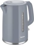 Электрочайник Amica 1.7л, пластик, серый