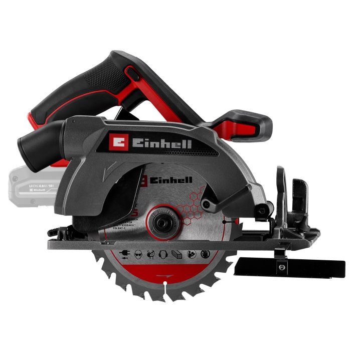 Пила дискова акумуляторна Einhell TP-CS 18/165 Li BL-Solo 18В 4200об/хв 165х20мм 2.9кг без АКБ та ЗП