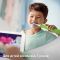 Щетка зубная электр. Philips Sonicare For Kids, 62т. колеб/мин, насадок-2, светло-зеленый