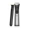 Триммер Philips Series 9000 для бороды, головы, тела, акум., насадок-15, OneBlade в компл., сталь, серый