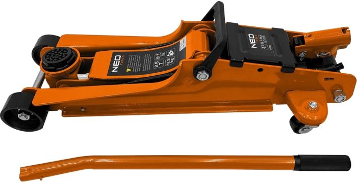 Домкрат Neo Tools, гидравлический подкатный 2.5т, 85-385мм