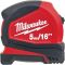 Рулетка Milwaukee Pro Compact, 5м/16фтх25мм, з фіксатором змотування, АБС-пластик