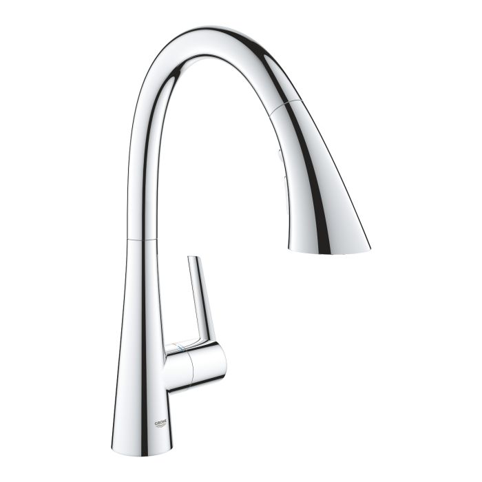 Змішувач для кухні Grohe Scala, довж.виливу - 214мм, поворотний, 1 важіль, хром