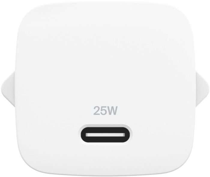 Зарядний пристрій мережевий Belkin 25Вт USB-С PD PPS, білий