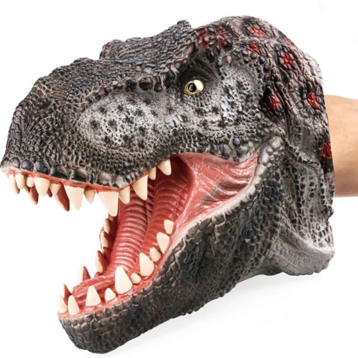 Игрушка-перчатка Same Toy Тиранозавр коричневый
