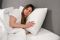 Подушка ортопедична Ardesto Sleepwell, 40х60см, прямокутна, піна меморі, білий