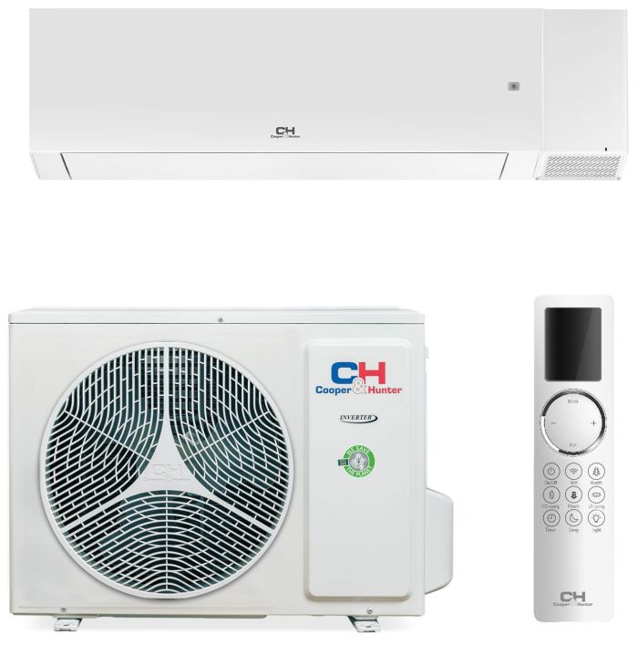 Кондиціонер Cooper&Hunter Nature 25м2 інвертор 9000BTU 2.7кВт A+++/A+++ -25°С Wi-Fi R32 білий