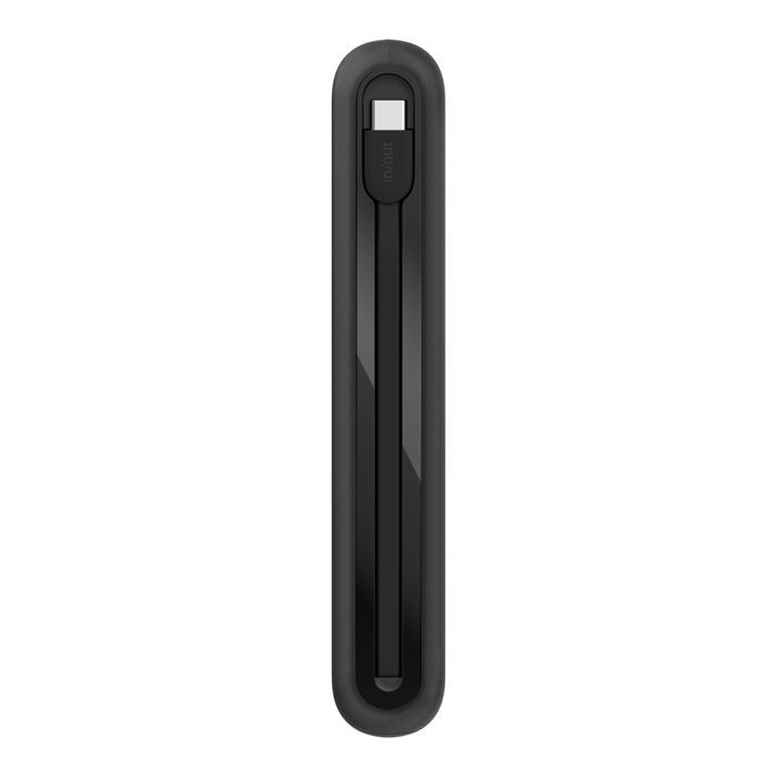 Аккумулятор портативный литий-ионный Power Bank Belkin 20000мА·ч, 30Вт, с интегрированным кабелем USB-C, черный
