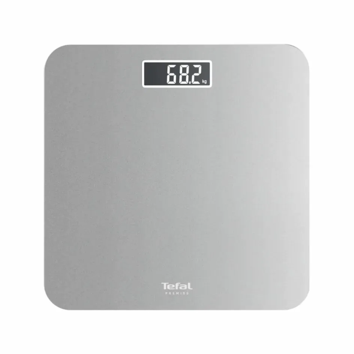 Ваги Tefal підлогові Premiss, 160кг, AAAx2 в комплекті, скло, сірий