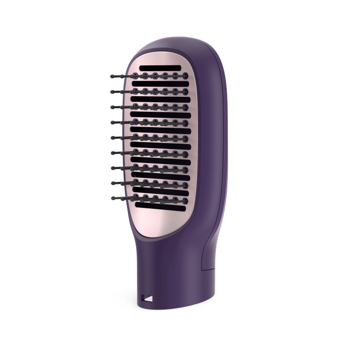 Фен-щітка Philips 3000 Series, 800Вт, 3 режими, іонізація, 4 насадки, фіолетовий