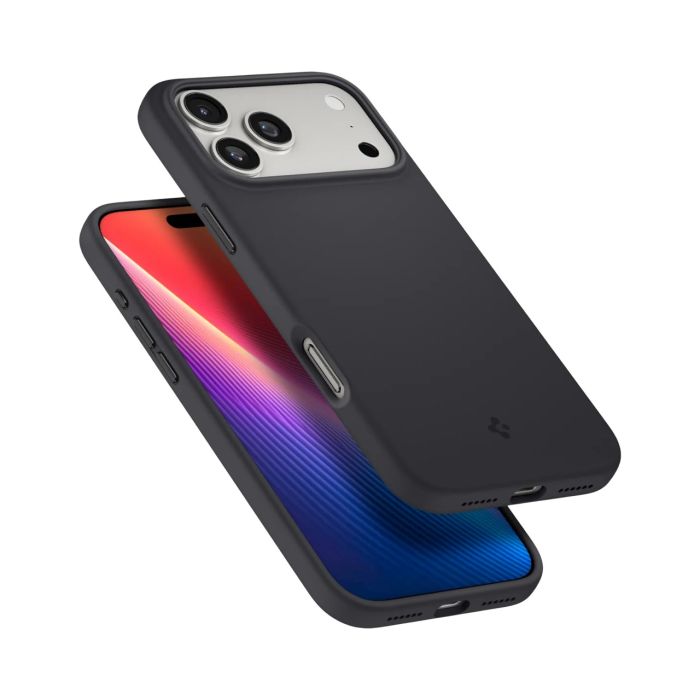 Чехол Spigen для iPhone 17 Pro, Silicone Fit MagFit, Black