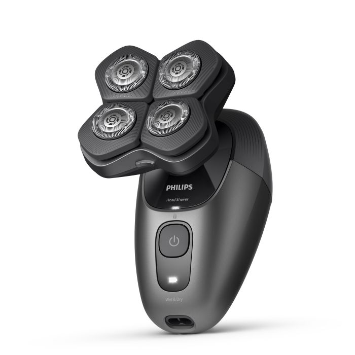 Бритва електр. для головы Philips Pro Series 7000,  бритв.головок-4, Li-Ion, сух.+влажн., кейс для хран., сталь, черный