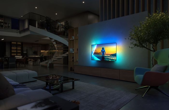 Телевізор 65" Philips OLED 4K 144Hz Smart Google TV Black Ambilight