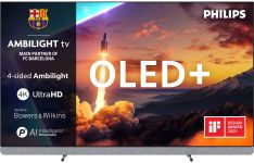 Телевизор 55" Philips OLED+ 4K 144Hz Smart Google TV Black Ambilight Bowers & Wilkins sound
