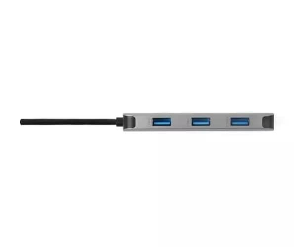 Хаб Acer 7in1 USB-С > 3xUSB-A3.2/HDMI/USB-C/PD/SD, 0.15м, серый