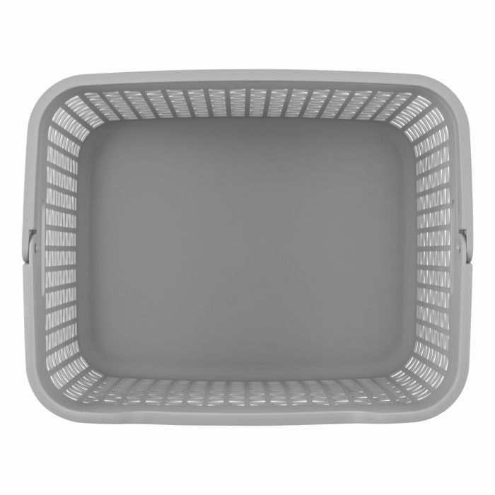 Корзина для белья ARDESTO 38x29.5x33см, 26л, пластик PP, серый