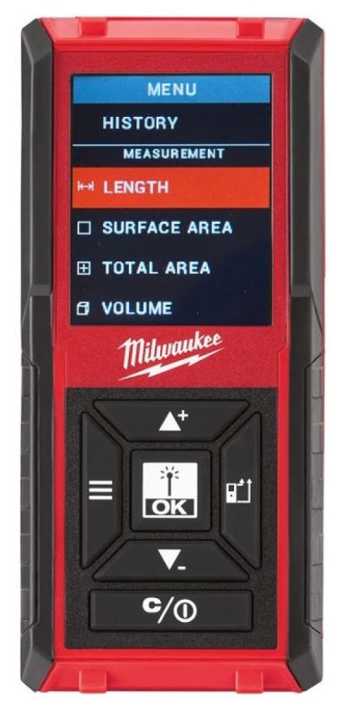 Дальномер лазерный Milwaukee LDM45, 0.05-45м, ±2мм, 2AАA IP54 0.11кг