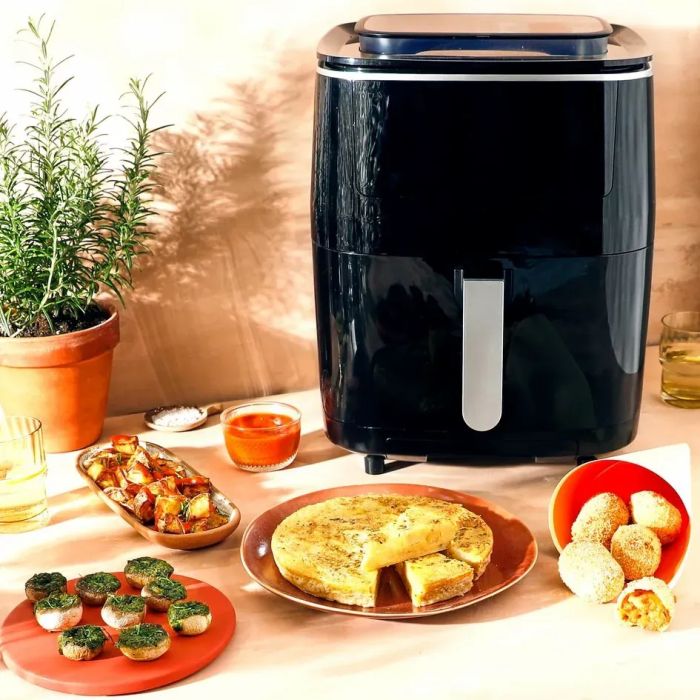 Мультипіч Moulinex Easy Fry Grill&Steam, 1430Вт, чаша-6.2л, сенсорне керув., 8 програм, пластик, чорний