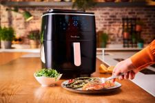 Мультипіч Moulinex Easy Fry Grill&Steam, 1430Вт, чаша-6.2л, сенсорне керув., 8 програм, пластик, чорний
